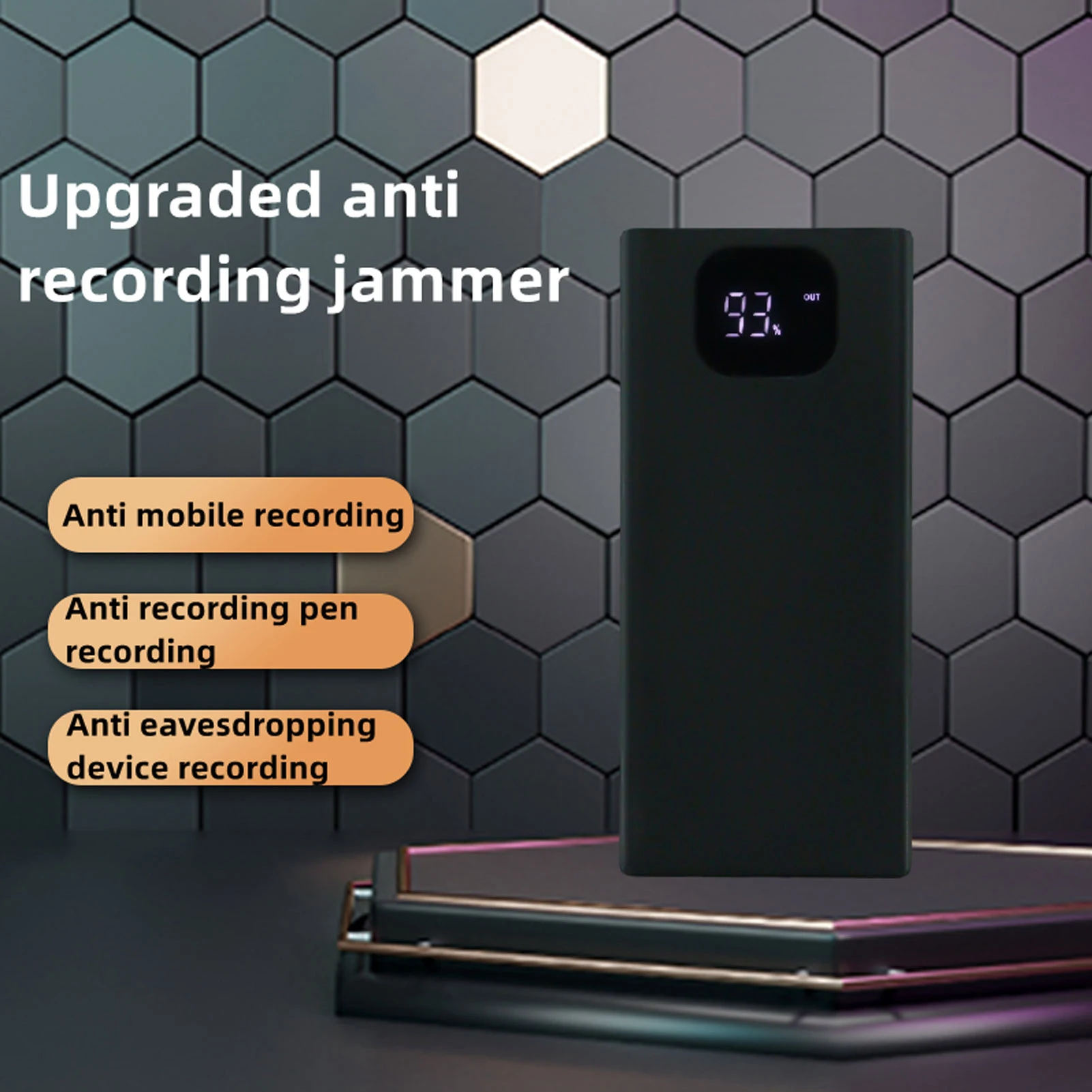 VoiceRecordingJammerVoiceRecordingBlockerHighSensitivitySilentUltrasoundL1Smart