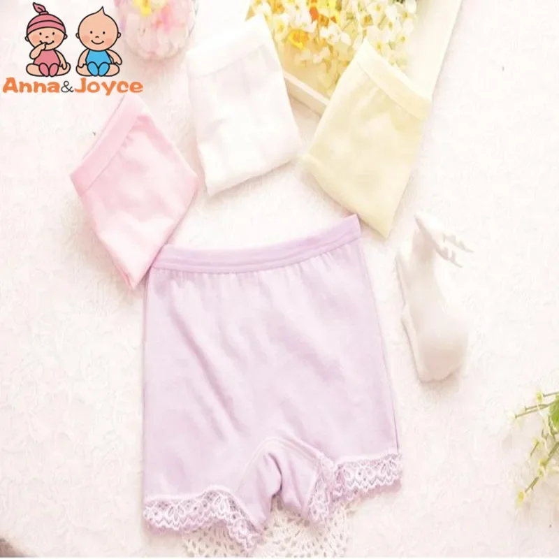 Baby Girls 100% Cotton Lace Underwears 3pcs 2-10 Years