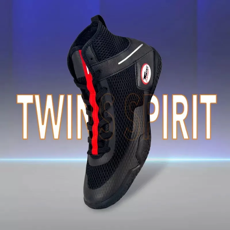 Men's and Women's High-top Competition Sports Shoes Non-slip and Wear-resistant Wrestling Shoes Free Fighting Boxing