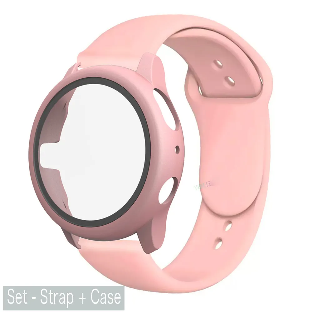Protective Glass Film Case & Strap Set with Bracelet Accessories