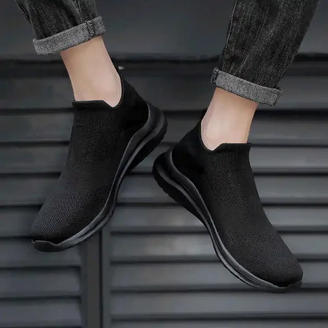 세련되고 편안한 남성용 운동화 가죽 로퍼 슬립온