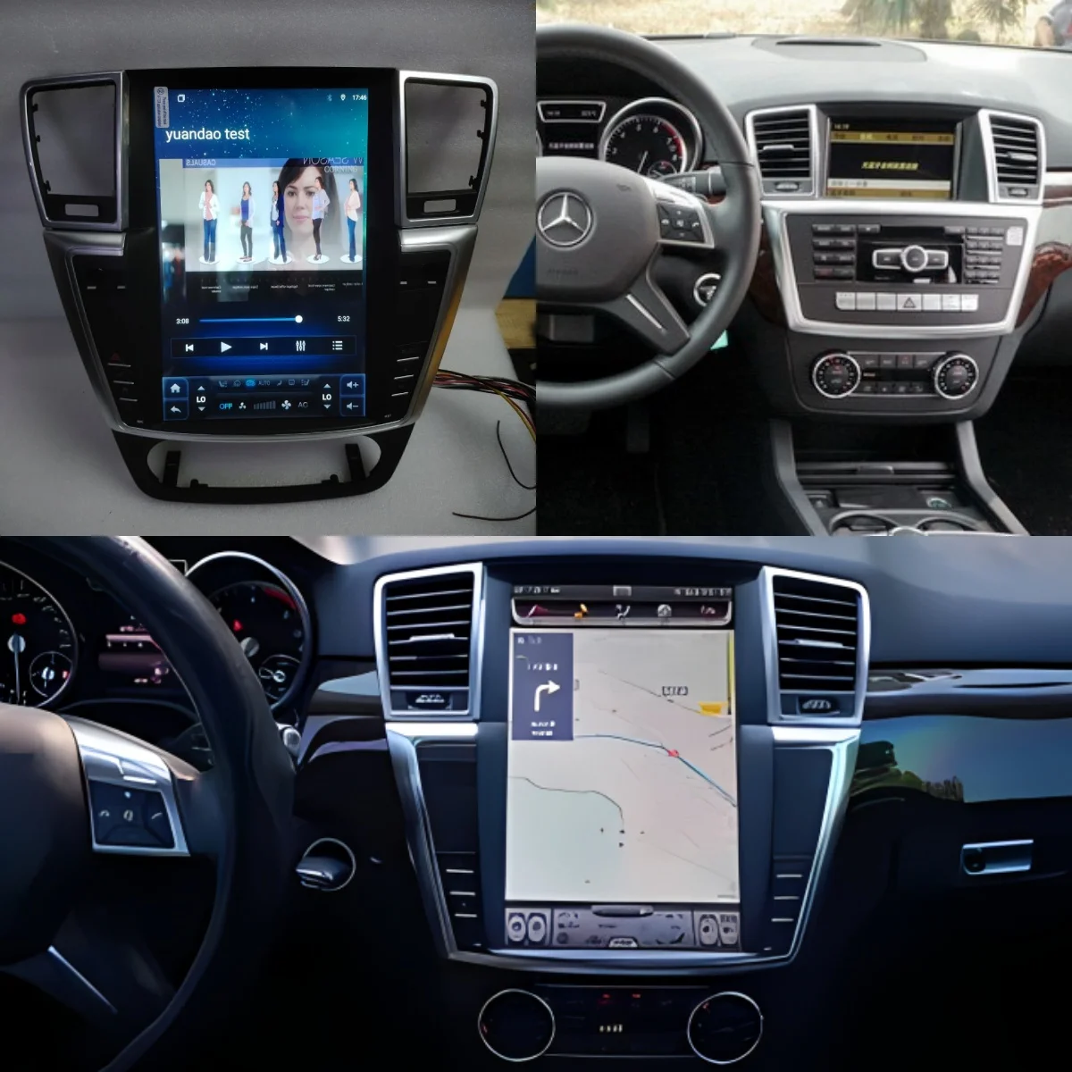 XTRONS 13.3インチ 2K 車後部座席モニター HM136AC 車載 ヘッドレスト