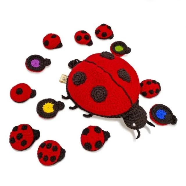 Jouet apaisant Coccinelle en crochet