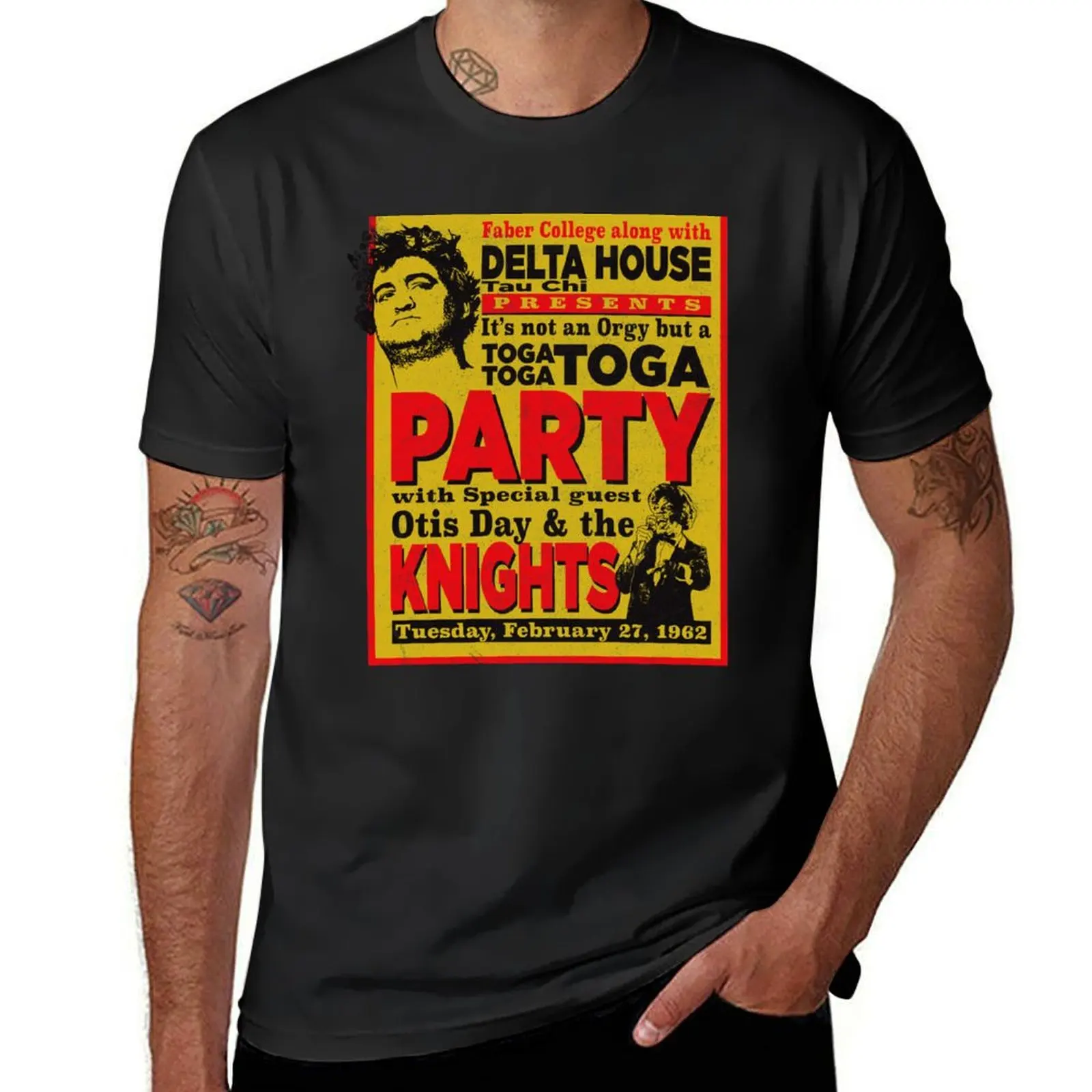 

Delta House Flyer from Animal House T-Shirt for a boy sublime mens plain t shirts
