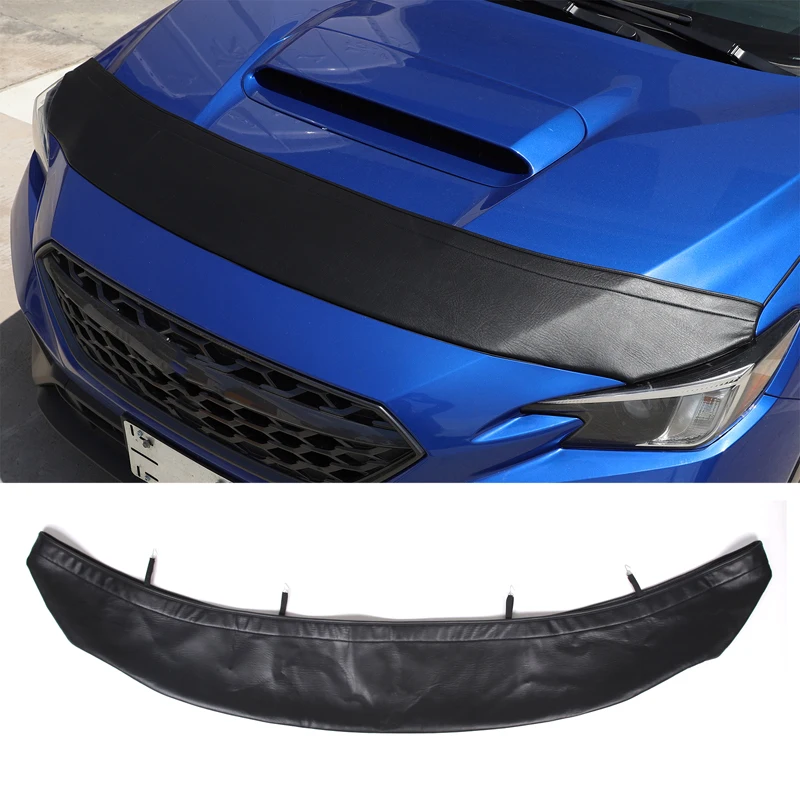 

Leather Car Front Stone Deflector Hood Protection Shield Sand Block Exterior Accessories For Subaru WRX 2022 2023 2024