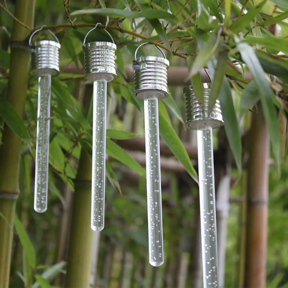 Solar Hanging Light Solar Garden Lights LED IP65 Acrylic Pendant Bubble Lamp Chandelier for Garden