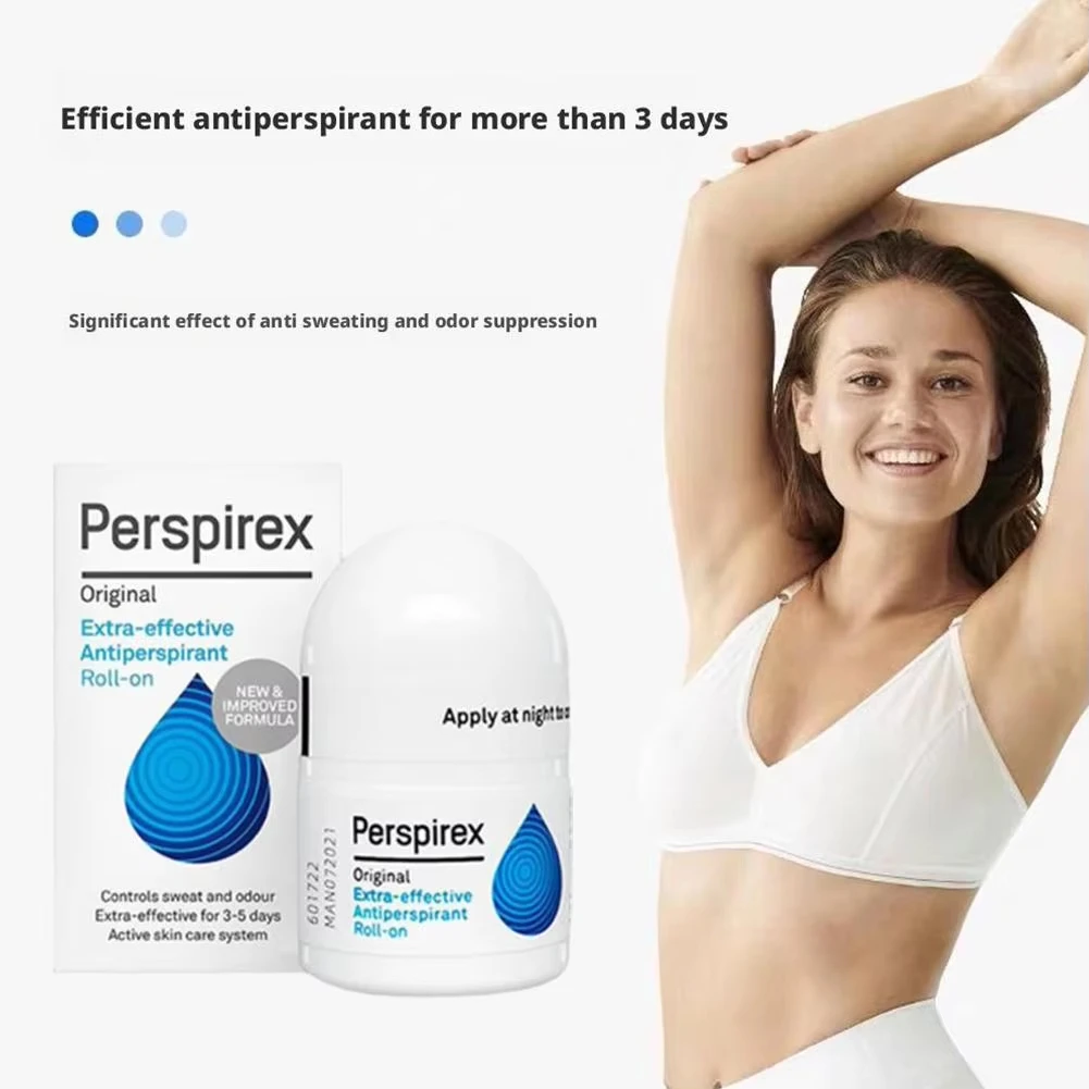 Deodorante Roll-On Antitraspirante 20ML a Lunga Durata Altamente Efficace per Uomo e Donna, Fresco Senza Profumo - immagine 3