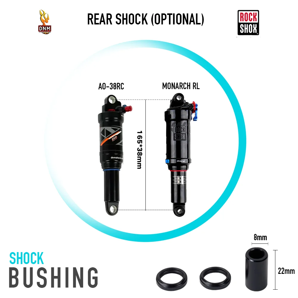 LEXON TACTIC Full Carbon MTB Frame Carbon Suspension Boost 148mm 29er Mountain Bike Cross Country DNM ROCKSHOX For Bicycle - Image 5