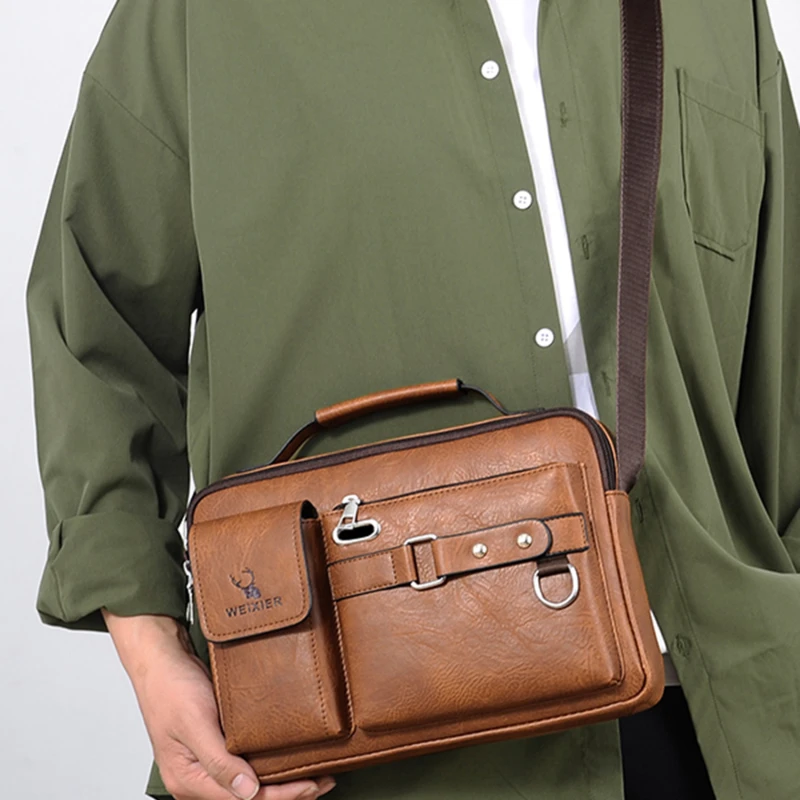 

New Men Crossbody Bags Male Shoulder Messenger Bags Boy Man Handbags Travel Outdoor Business Satchel