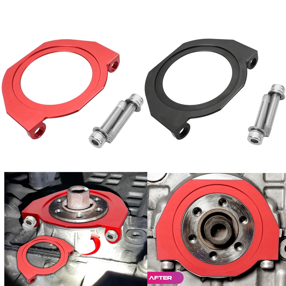 Billet Aluminum Crank Seal Serpentine Belt Guard Car Accessory Part For