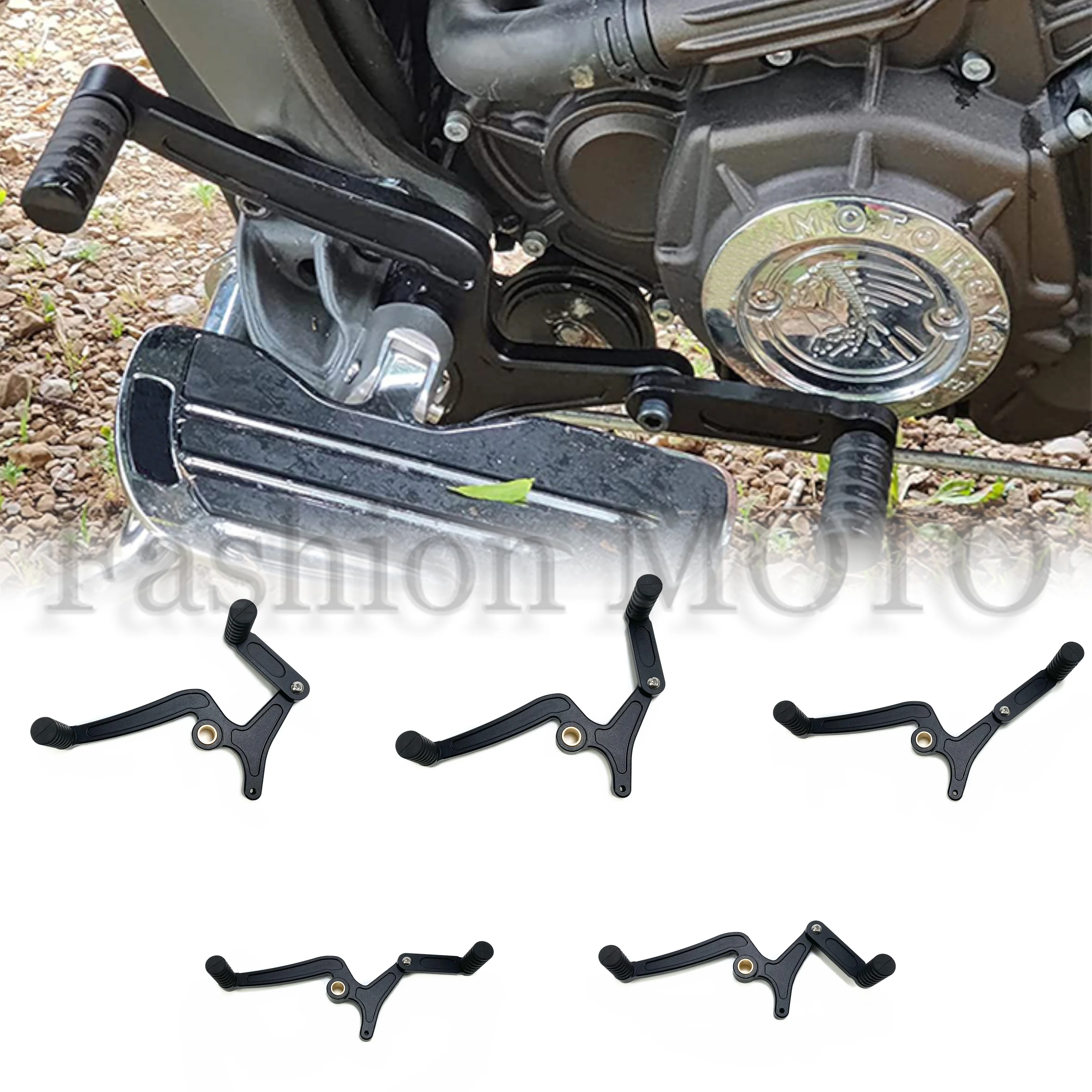 MotorcycleHeelToeGearShiftLeverShifterLevelPedalForIndianScoutsHussarBobberCNC