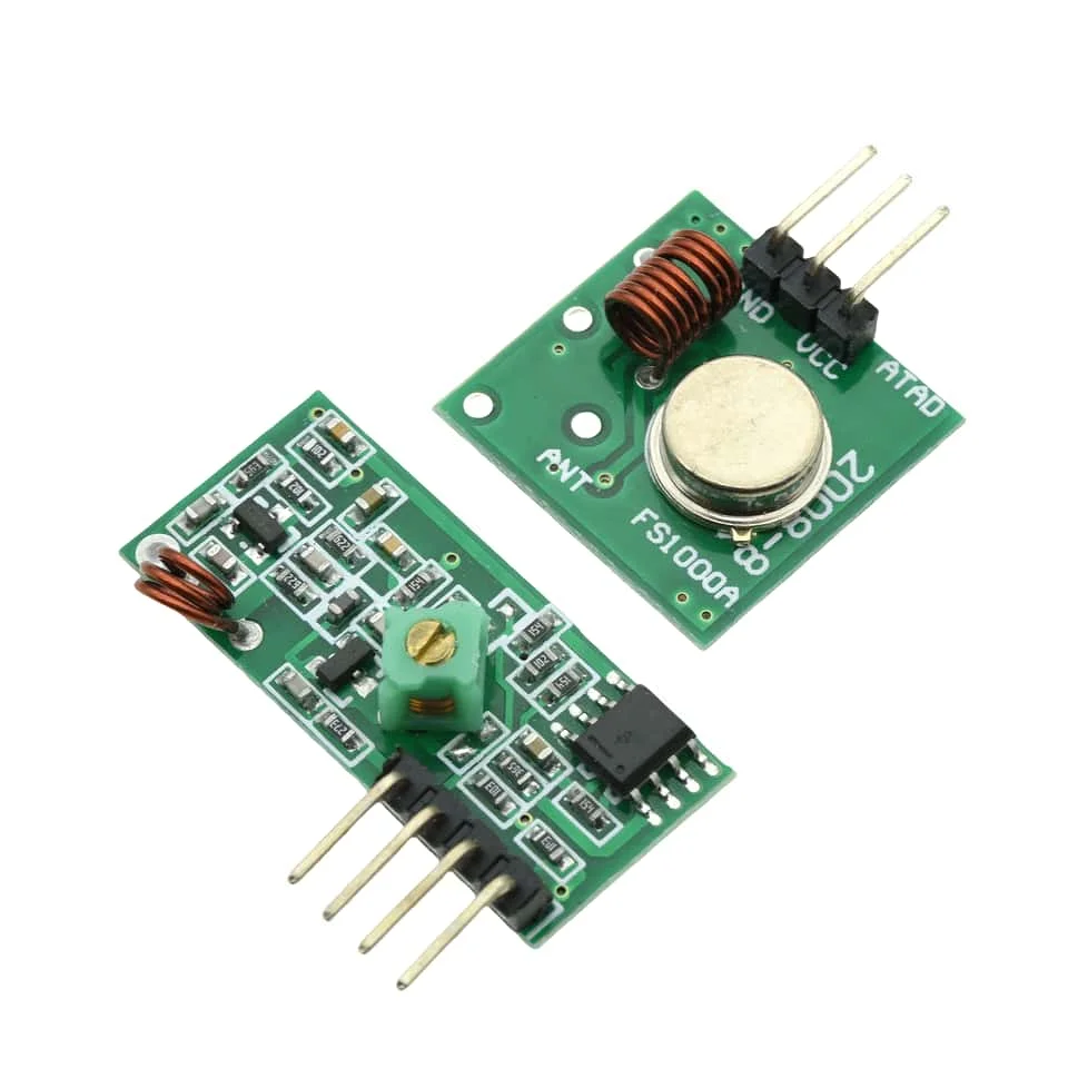 Module 315mhz 433/315MHz Super Regenerative Module Radio Transmitter Receiver ...