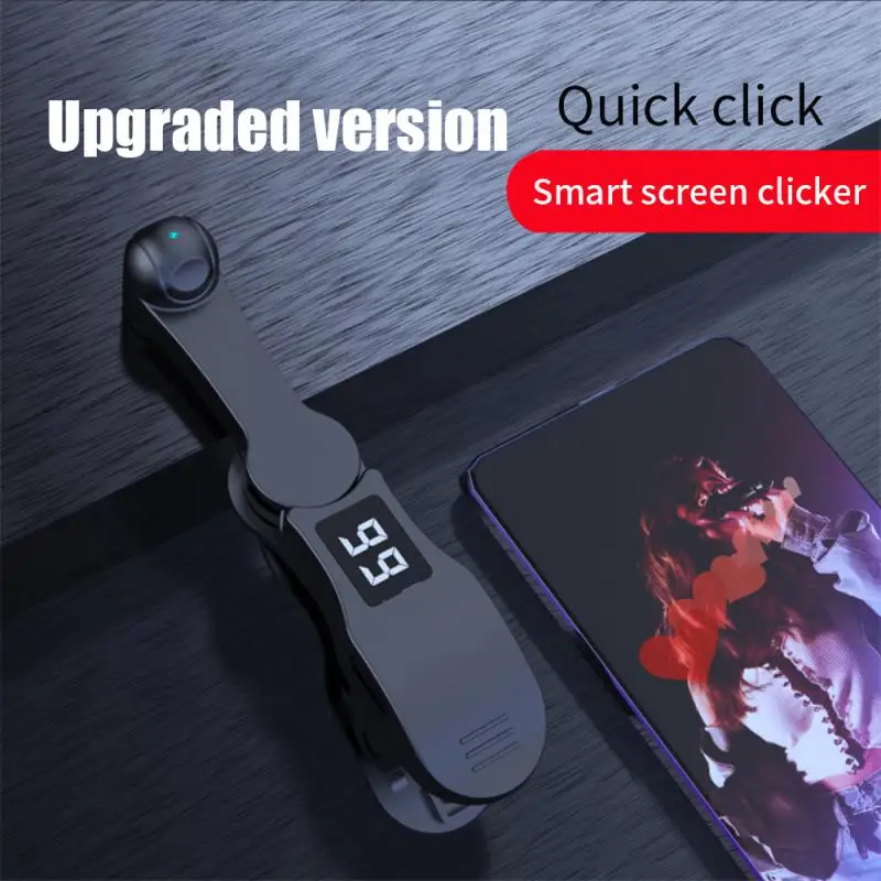 

Adjustable Auto Clicker Device USB Mobile Phone Physical Simulation Clip Screen for Tablet Video Live Broadcasts Reward Tasks