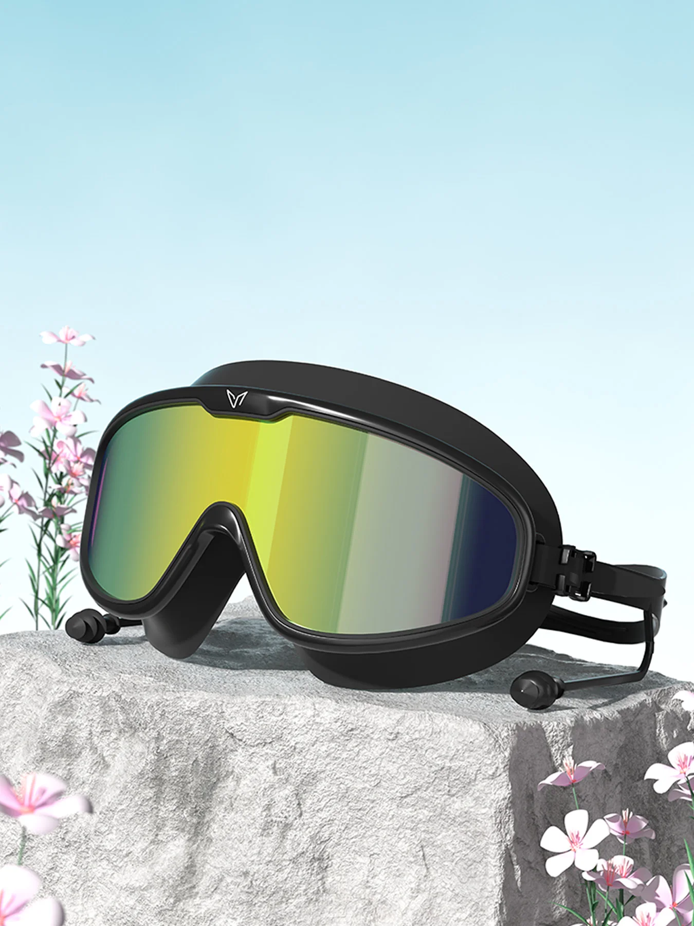 Veidoorn Swimming Goggles with Nose Clips