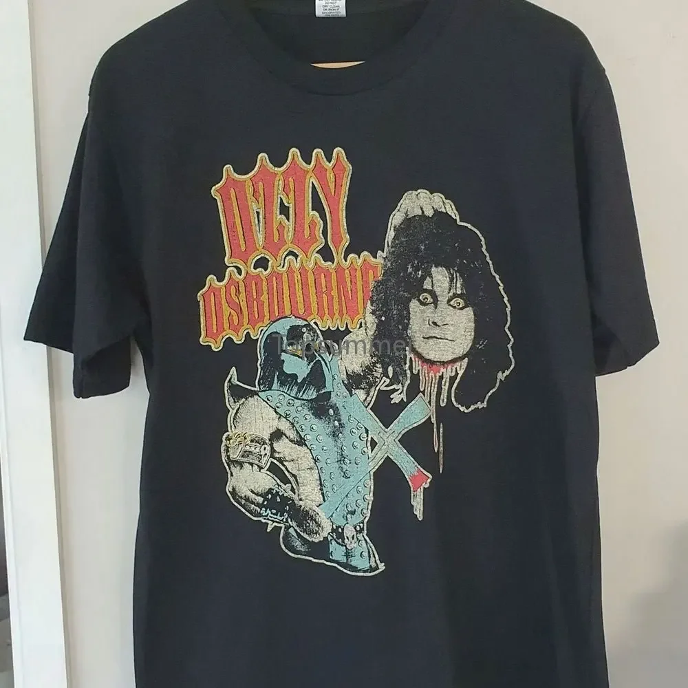 

Ozzy Osbourne T Shirt Vintage Look Retro T Shirt Xl Size 22