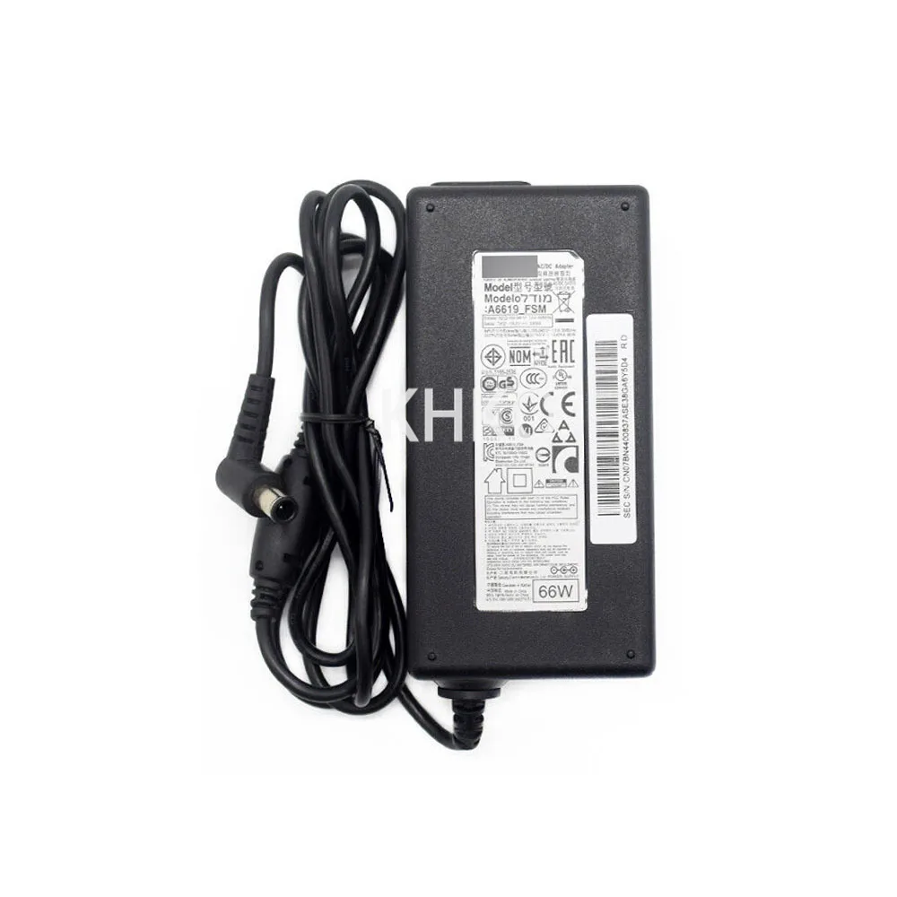 

Новый оригинальный источник питания KHKO 19V 3.474A 66W A6619-FSM A6619 _ FSM, адаптер переменного тока для BN44-00837A светодиодный TV 5205 UE32J5200AK Charger