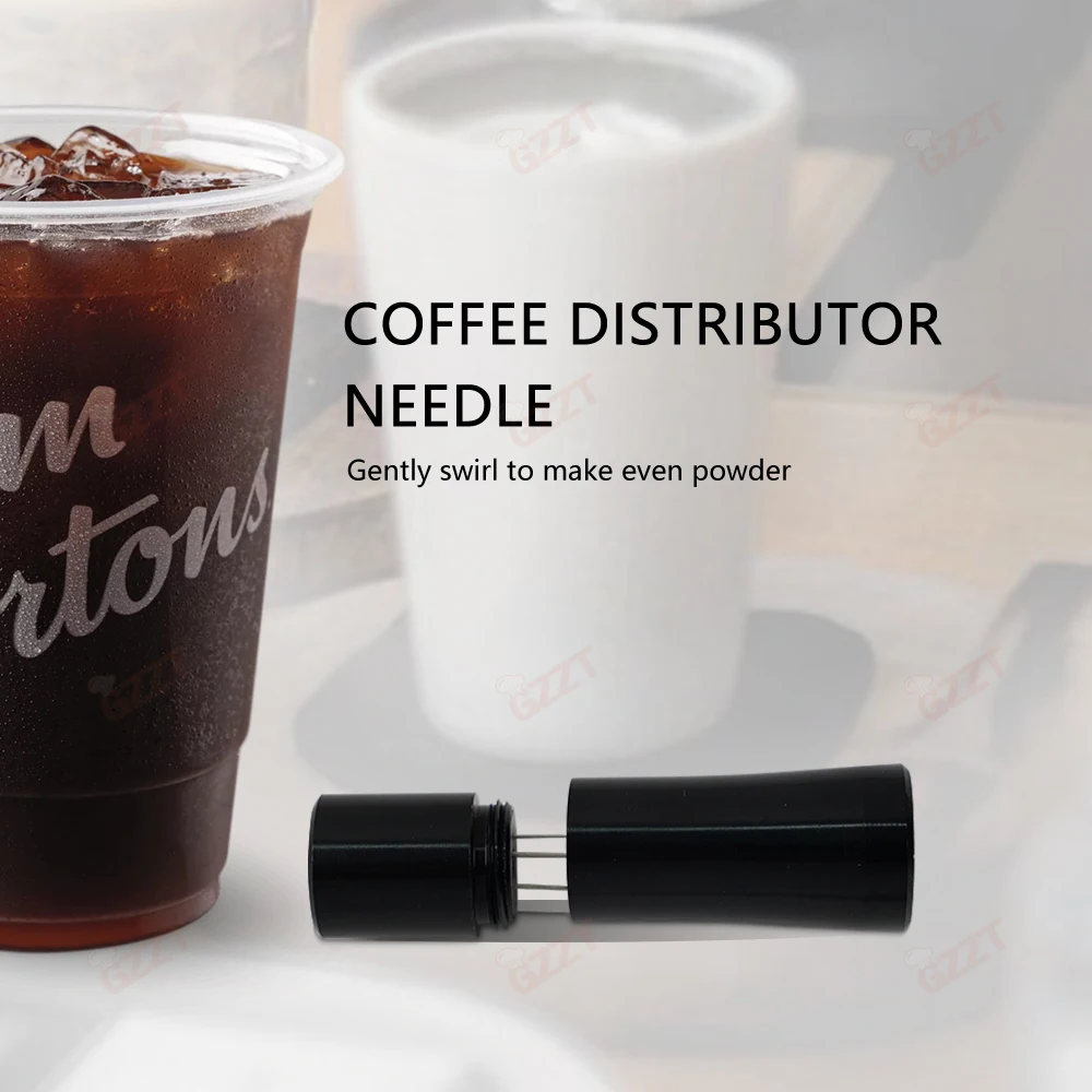 

GZZT CPN1 Coffee Cloth Powder Needle Stainless Steel Coffee Powder Disperser Coffee Leveler Loose Powder Tool Loose powder