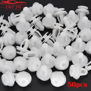 50pcs Auto Fastener For Ford Bumper Fender Retainers 6.5mm Hole Plastic  Screw Rivets Fixing Clip Cover Car Door Trim Panel Clips - AliExpress