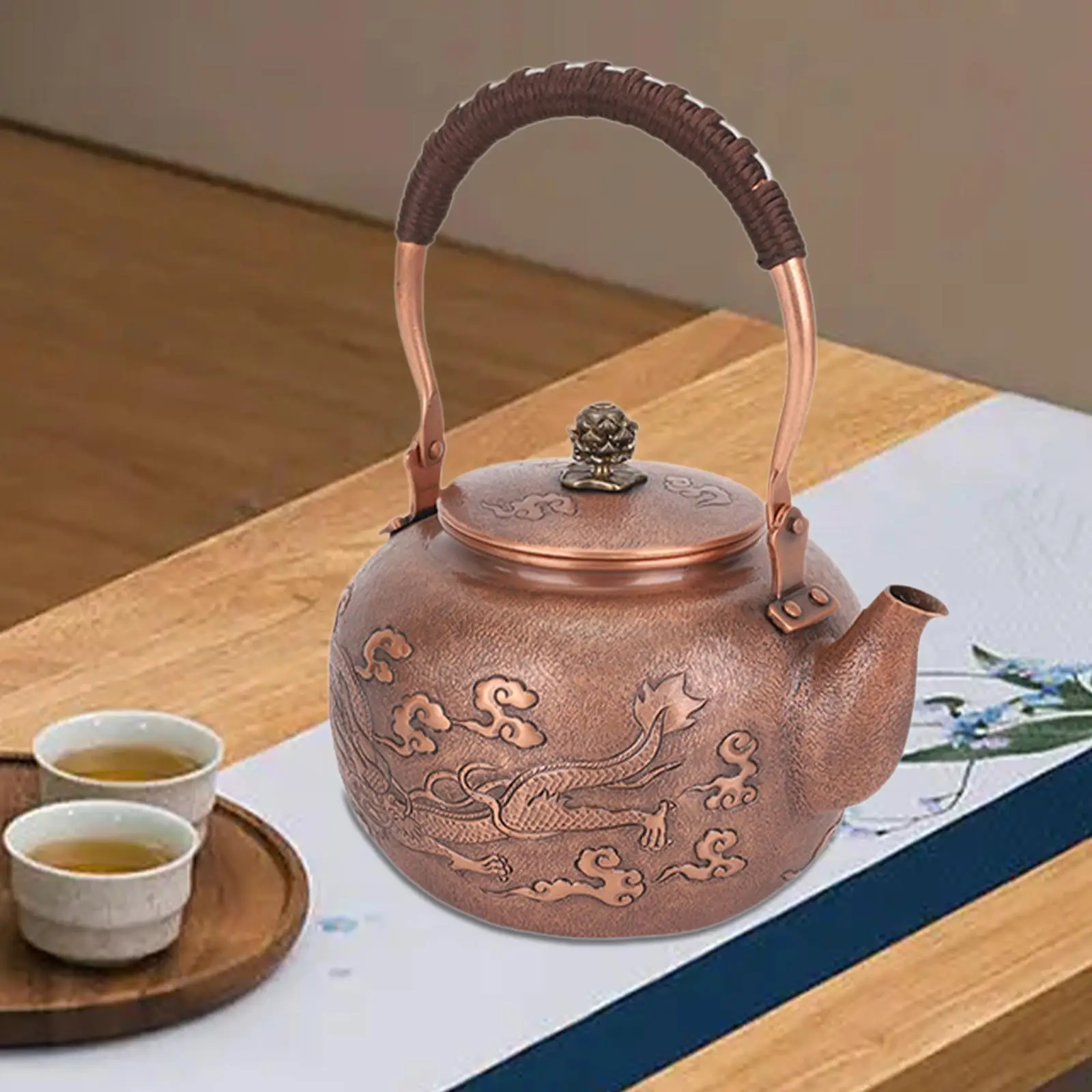 Copper Teapot Water Boiler Jug Coffee Pot for Hiking Picnic Tea Lovers Gift Copper Teapot Water Boiler Jug Coffee Pot for Hiking Picnic Tea Lovers Gift