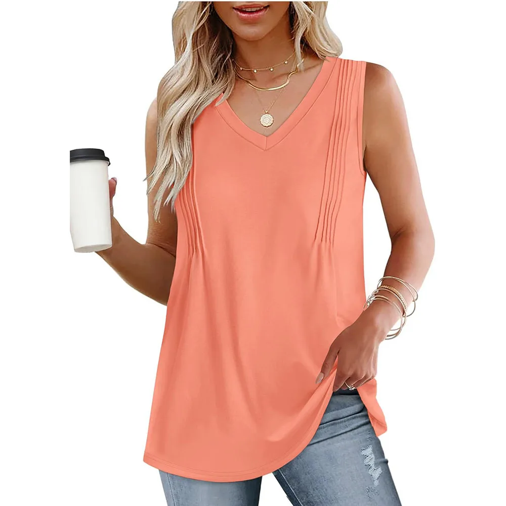 women's flowy summer tops