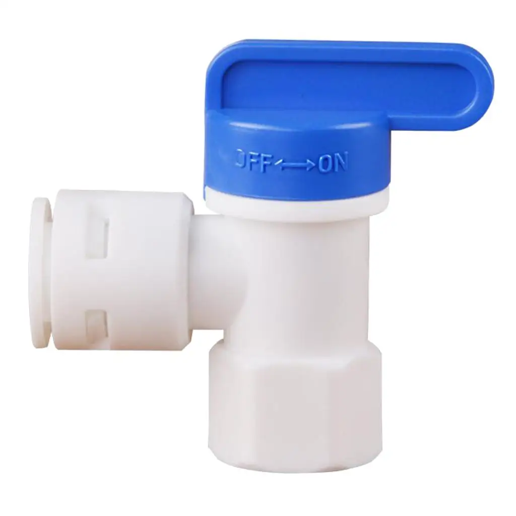 Premium Water Purifier RO Filter System Tank Ball Valve --- ID 1/4 inch to 3/8