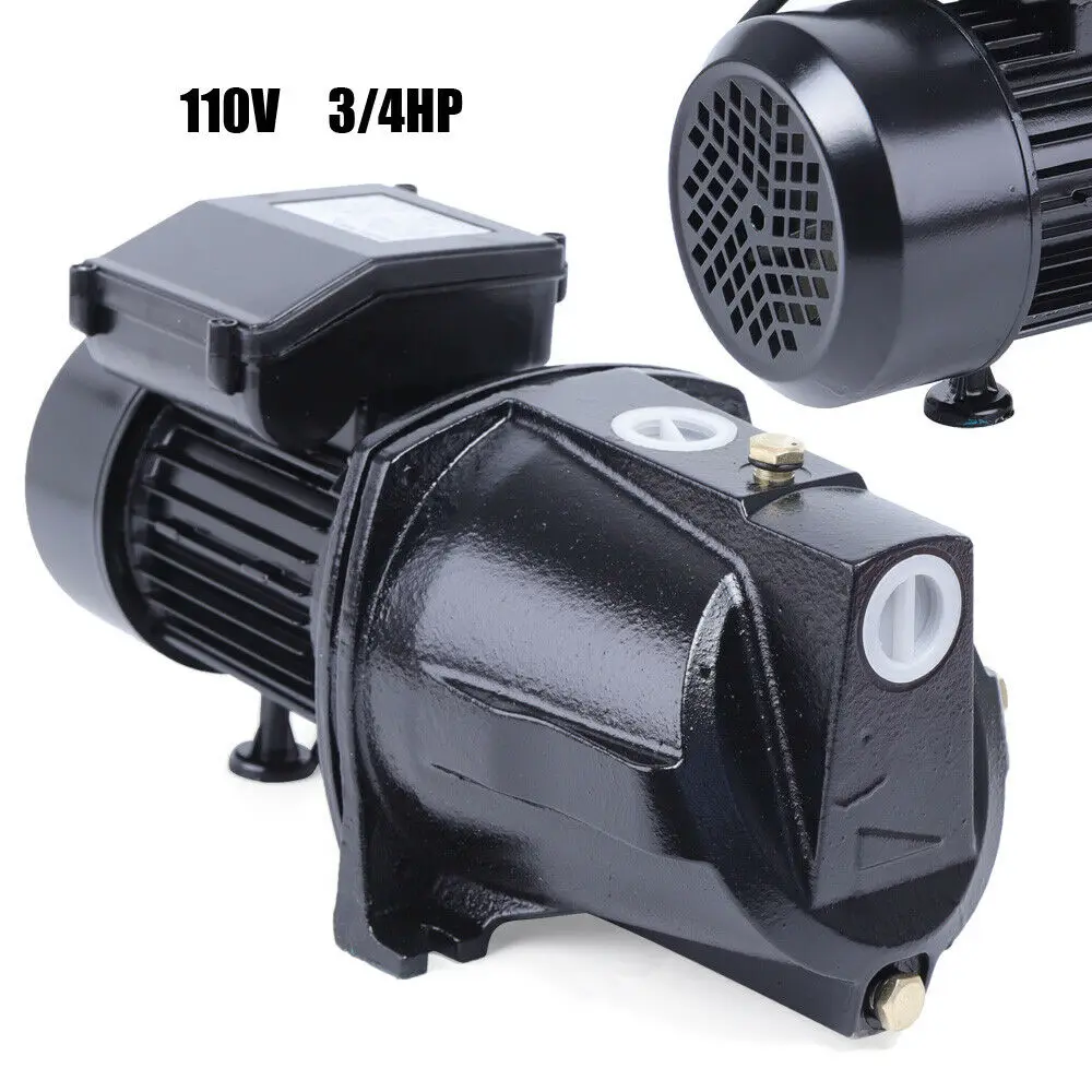 Jet Water Pump Shallow Water Pump Well Jet Pump 110V 3/4HP Self Priming