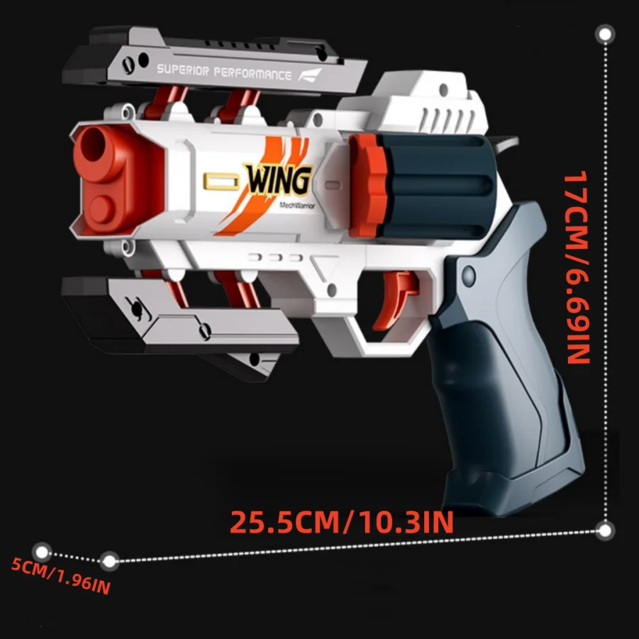 Revolver Foam Dart Blaster (12 Darts) for girl boy gifts 2