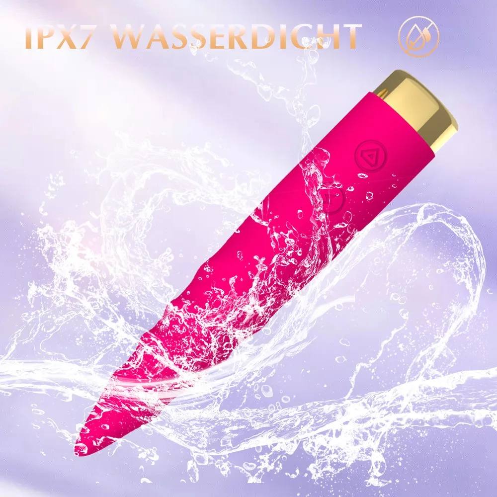 10 frequency strong shock charging AV stick anal plug stimulation Male and Female Masturbators Silent and Waterproof