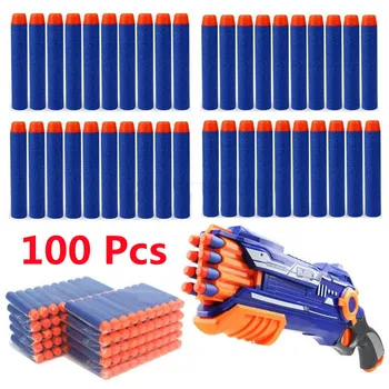 Nerf Bullets EVA Soft Hollow Hole Head 7.2cm Refill Bullet Darts for Nerf Toy Gun Accessories for Nerf Blasters 1
