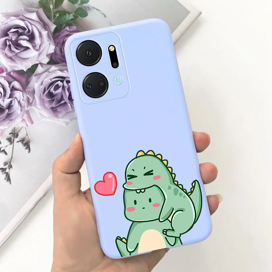 Cute Duck Dinosaur Soft Case Cover | Enhanced Protection Bumper