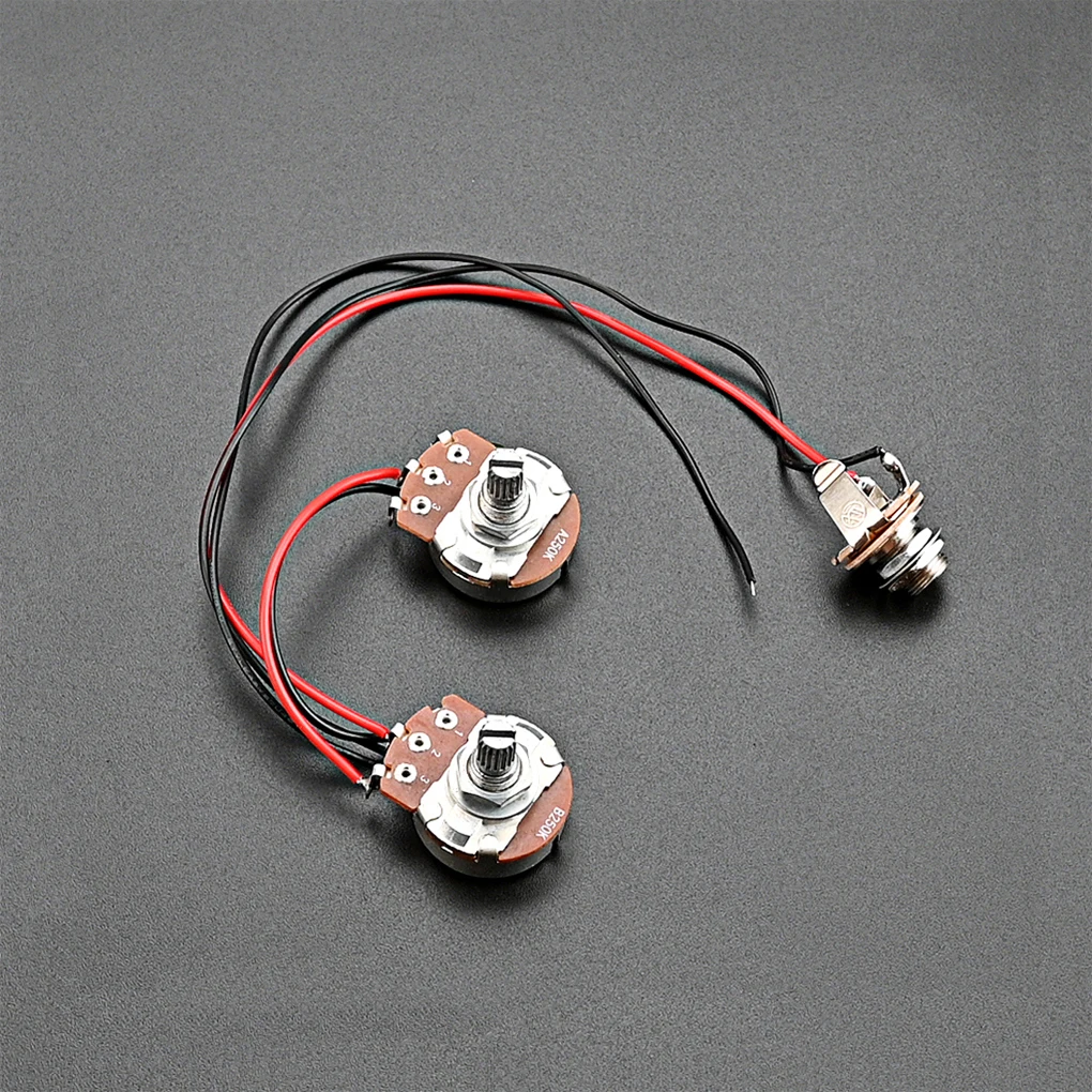 

Guitar Wiring Harness Set Pull Switch Volume Control Wire Harness