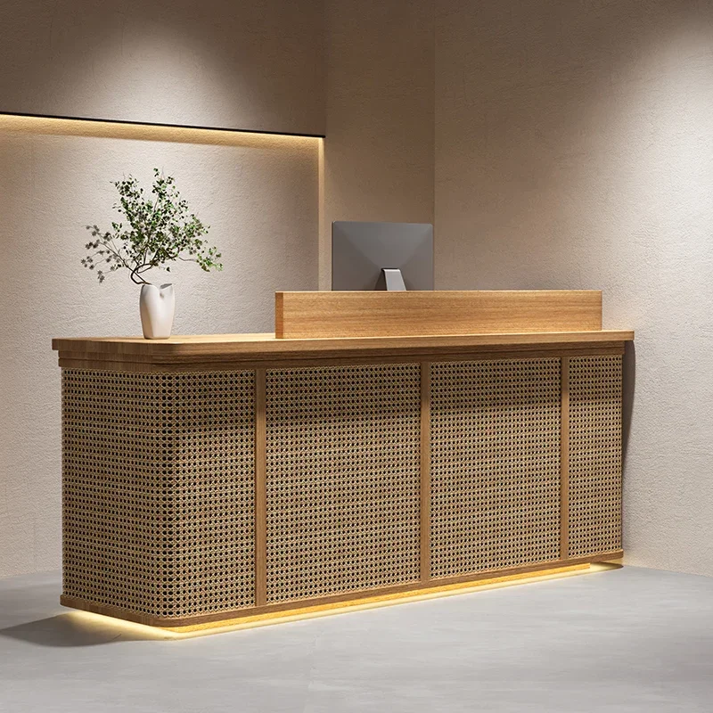 

Modern Mobile Reception Desk Standing Podium Conference Beauty Salon Reception Office Desk Simple Empfangstheke Office Furniture