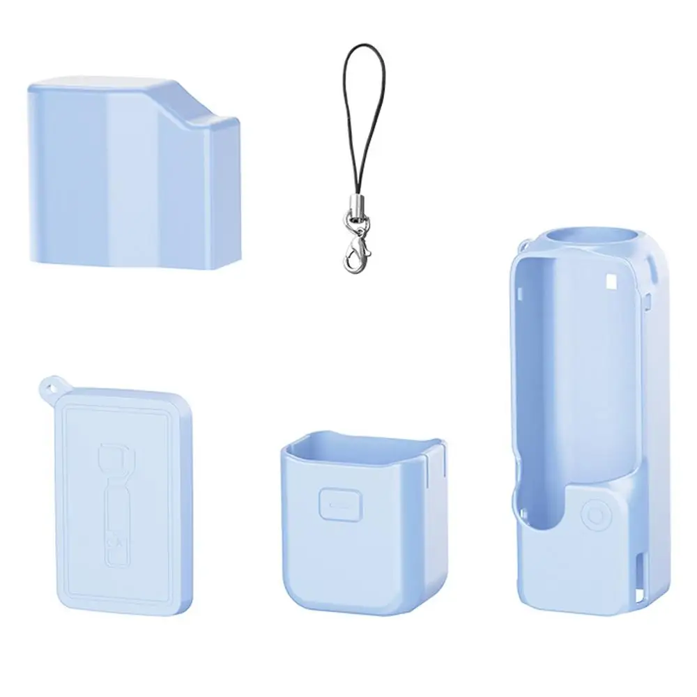 Silicone Protective Kit with Anti-Lost Lanyard for Portable Camera Device