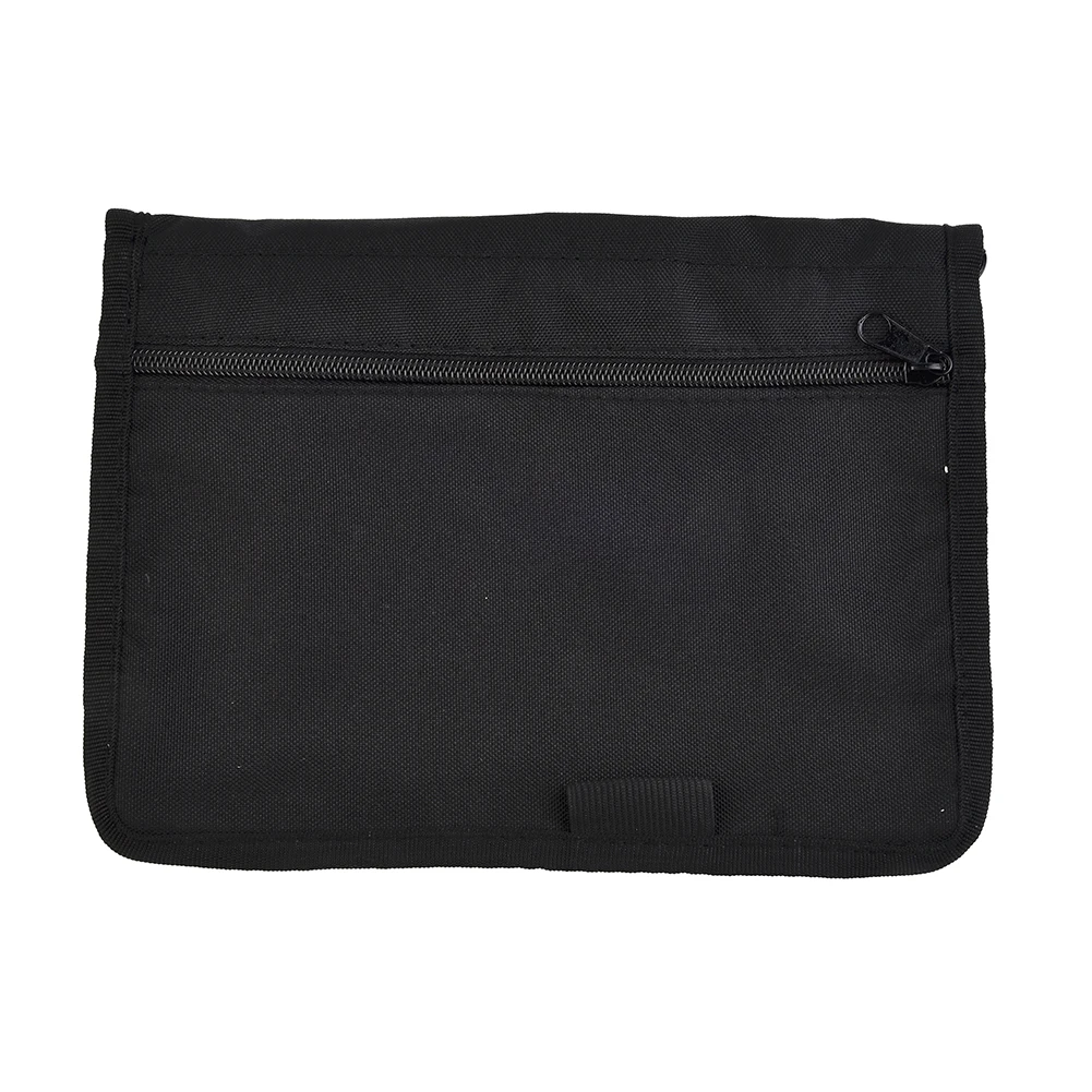 

Car Glove Box Storage Organizer Folder With Multi Pockets Durable 600D Oxford Cloth Black Universal Portable File Storage Bag