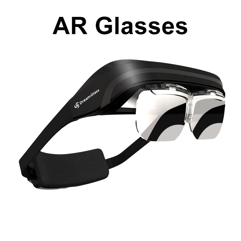 

Dream Glass Lead FLY AR Glasses Wireless Connection for Android iphone Portable Game And Drone Projection All-in-one ar Glasses