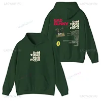 Bad Bunny Debui Tomar Mas Fotos New Album Woman Graphic Pullover Man Fashion Casual Drop Shoulder Hoodie Outdoors Sweatshirt 1