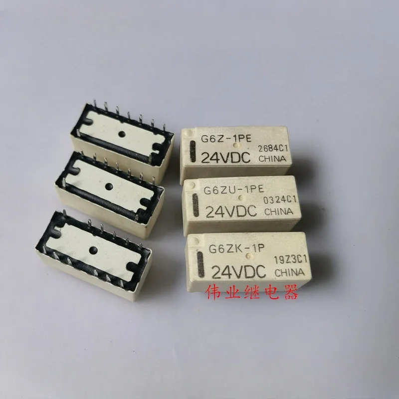 

（Brand New Original）1pcs/lot 100% original genuine relay:G6Z-1PE G6ZU-1PE G6ZK-1P 24VDC 9pins 12pins signal relay