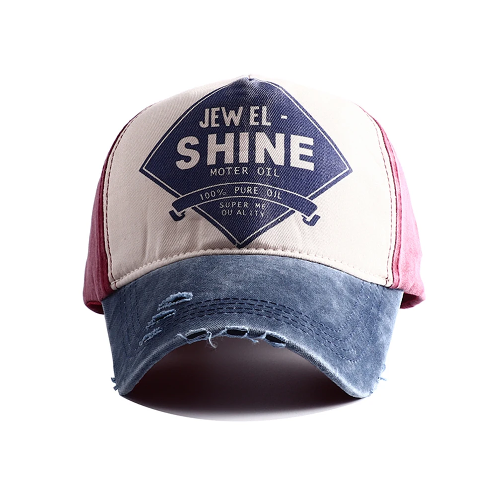 2023 New High Quality Vintage Letter Print Baseball Cap Men Women Snapback Adjustable Outdoor Hip Hop Denim Dad Hats Bone 6