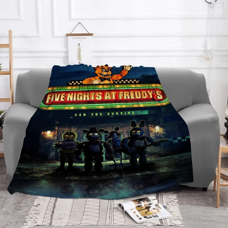 

Custom Blanket Sofa Winter F-Five Nights At F-Freddy’s Furry Bed Blankets for Beds Throw Fluffy Soft & Throws Baby Fleece Nap