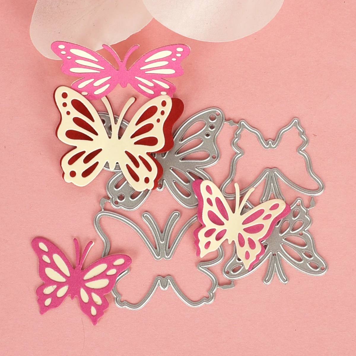Cutting Dies Butterfly Stencils Combination Embossing Puzzle Template