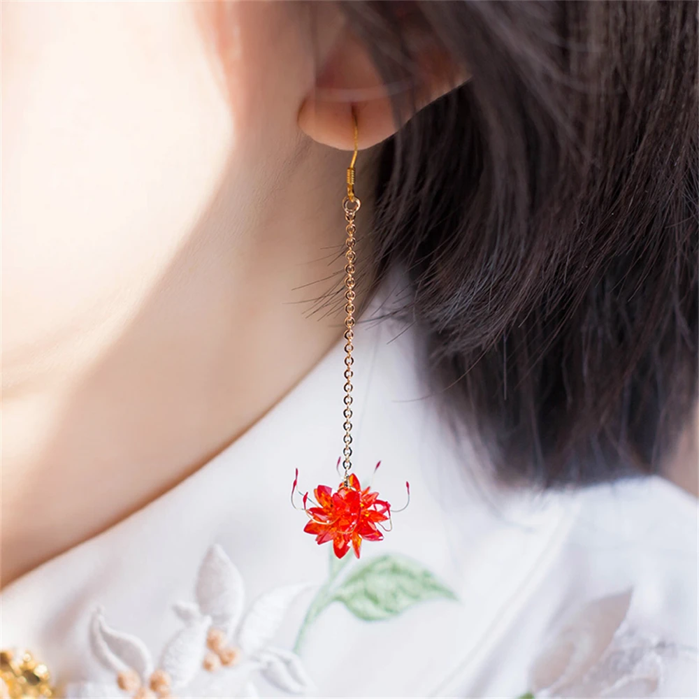 Iris Water Drop Earrings | Cheongsam Jewelry main image 0
