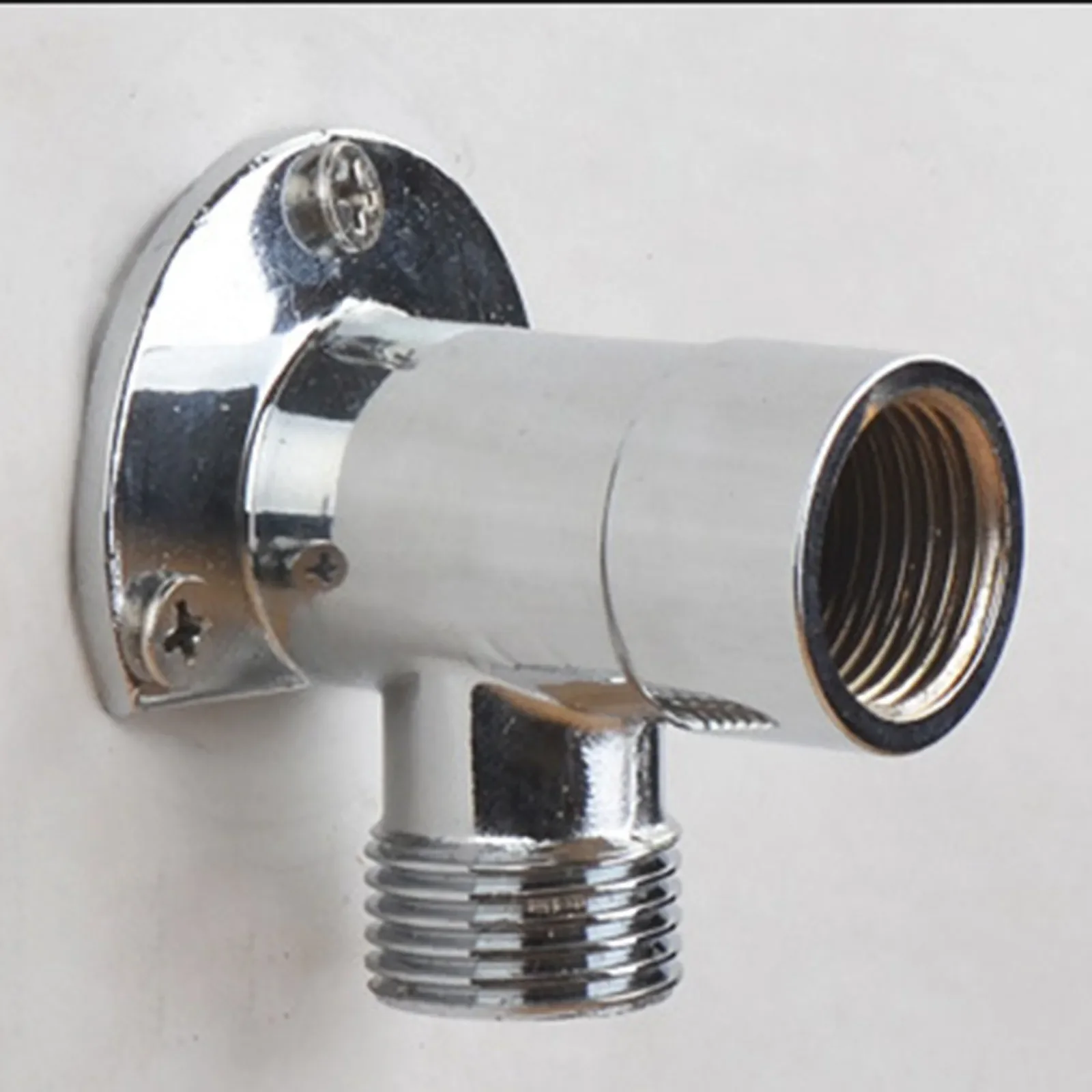 2pcs Bathroom Faucet Fixed Base Wall Mounted Tap Installation Adapter Bathroom Bath Shower Tap Replacement Parts