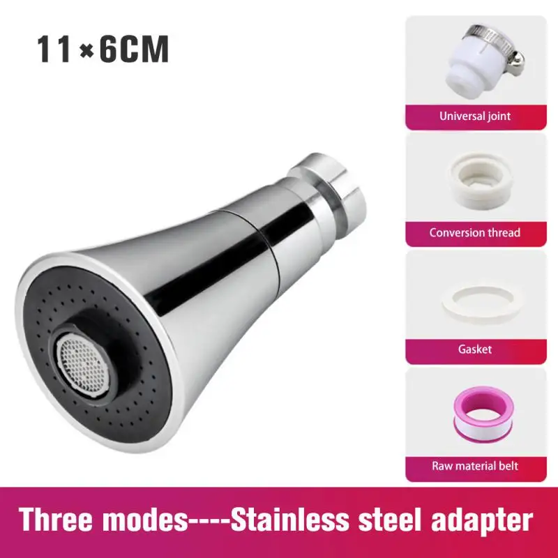 

Galley Faucet Functional Convenient Easy To Install Versatile Energy Saving Universal Faucet Adapter Water-saving Shower Head