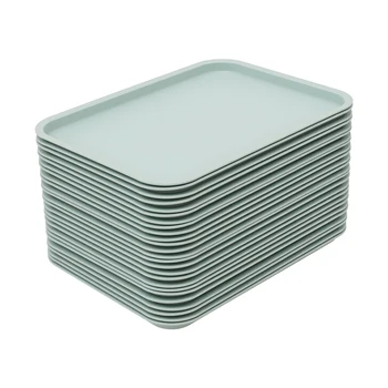 24‑Piece Stackable Non‑Slip Serving Tray Set 1