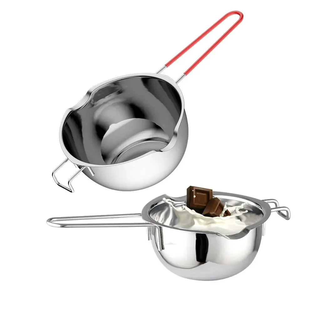 Chocolate Double Boiler, Metal Stainless Steel Chocolate Melting Bowl Melting Pot