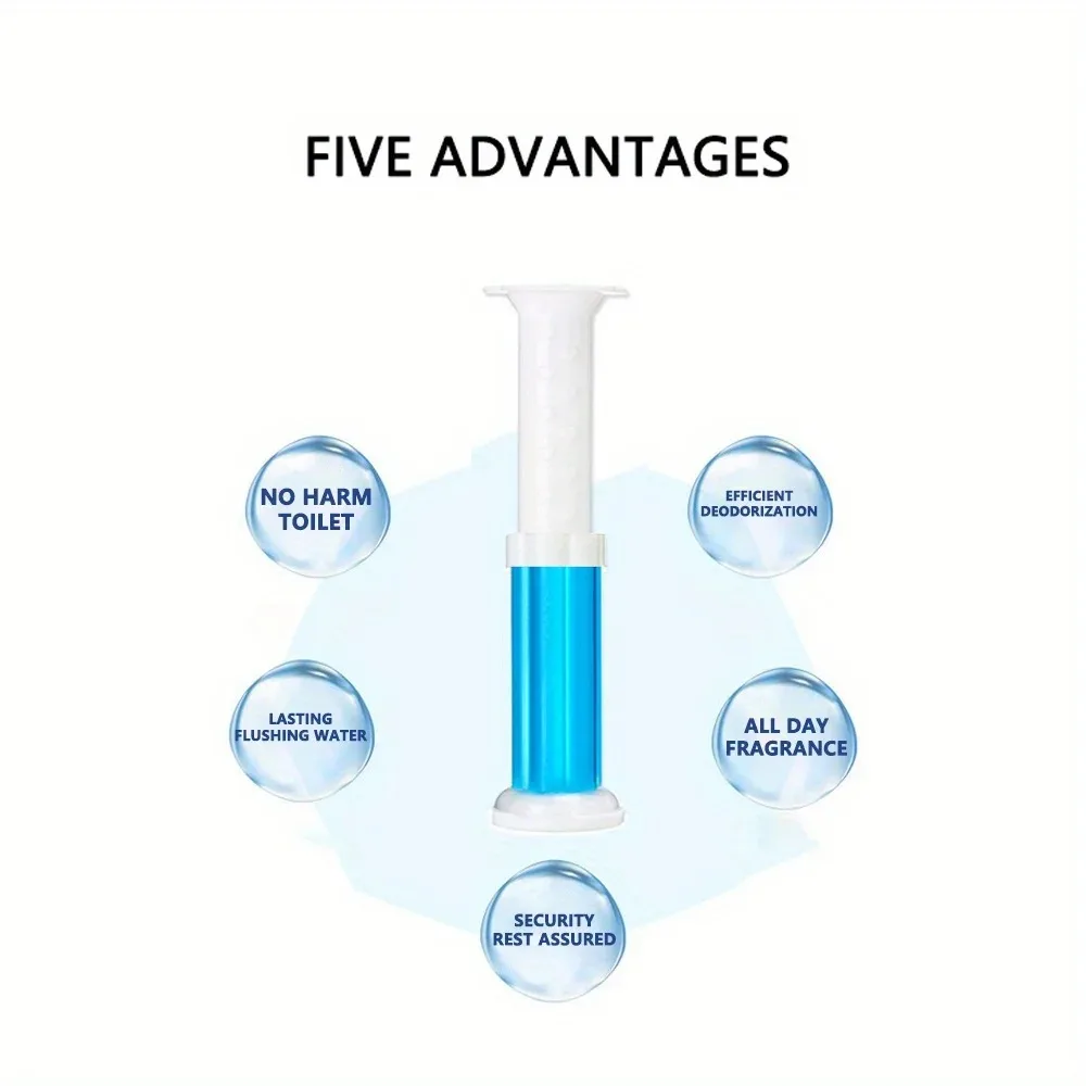 6pcs, toilet cleaning printing, floral toilet deodorization, deodorization gel, suitable for toilets, bathrooms, kitchens