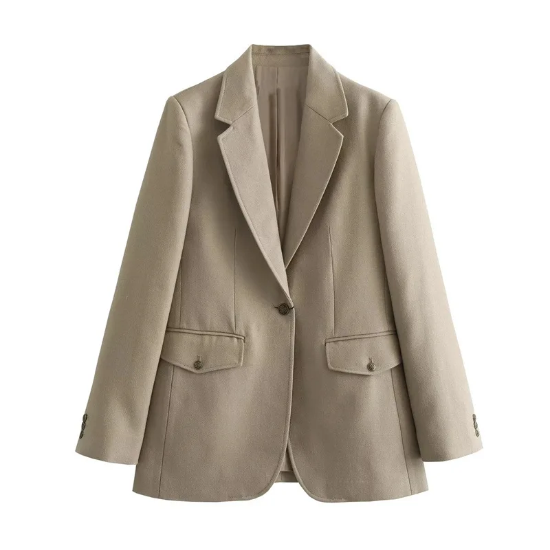 

Autumn New Women's Wear Maillard Workplace Style Casual Suit Coat Top