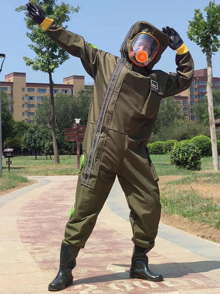 Wasp Clothing Anti-bee Thickened Full Set of Breathable Catching Bees Anti Hornet Suit with Fan Beekeeper Equipment Tools beekeeping suit beekeeping clothing