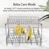 Portable Mini Dishwasher Countertop 900w 5 Programs Dryer Cabinet Easy to Use No Installation Needed Convenient Storage 7L Water 3