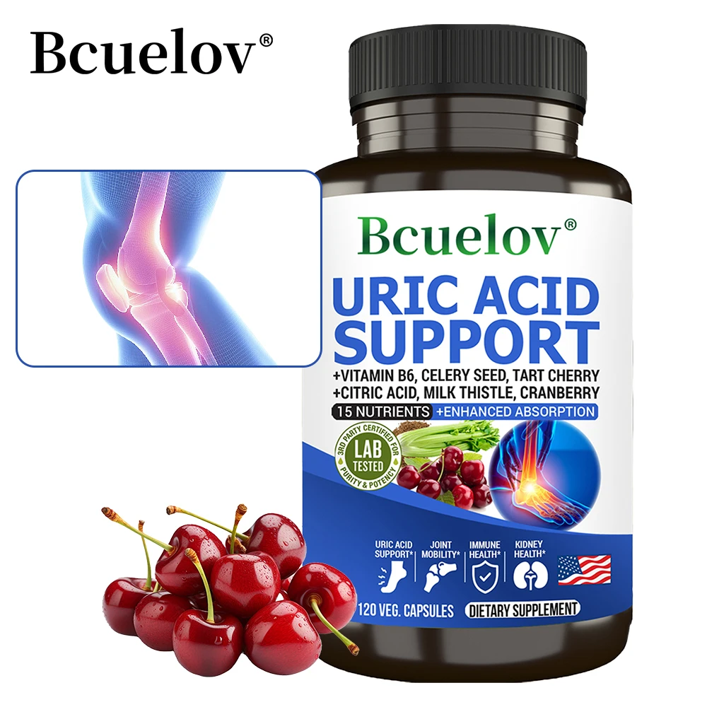 Uric Acid Cleanse Detox Capsules-Daily Dietary Supplement Helps Balance Kidneys and Promote Joint and Urinary Tract Health uric acid cleanse supplement